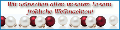 Wir w�nschen allen unseren Lesern frohe Weihnachten!